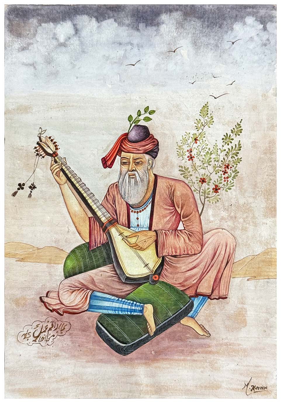 Baba Bule Shah - Handmade Miniature Painting