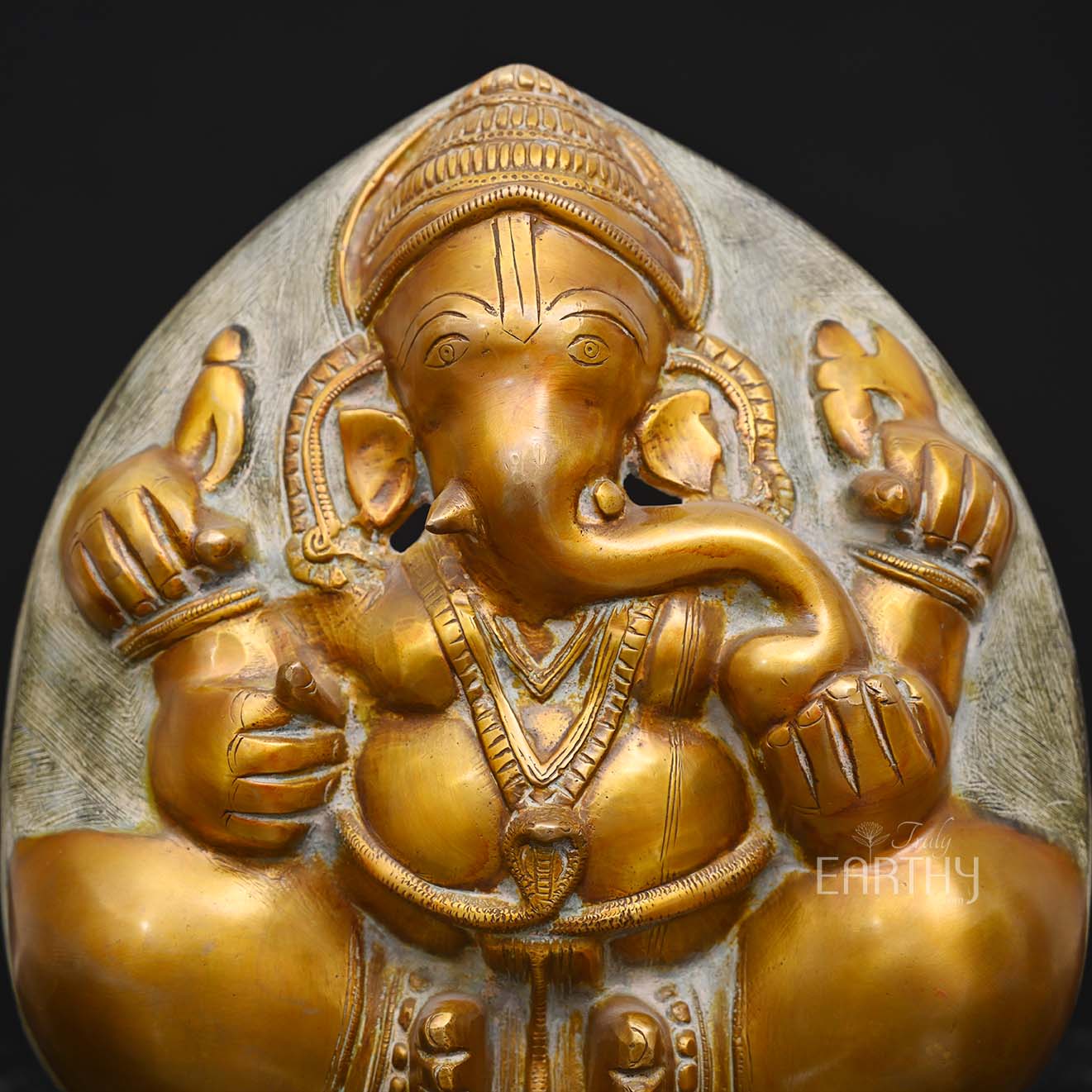 Brass Embossed Ganesha - Image 4