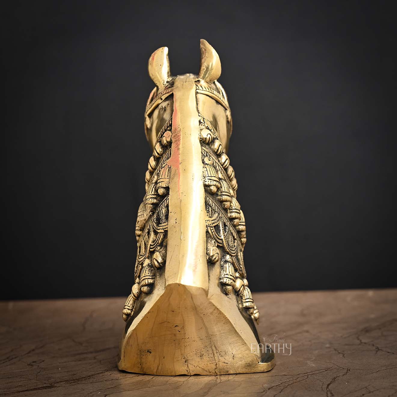 Brass Indian Horse Sculpture - Image 4