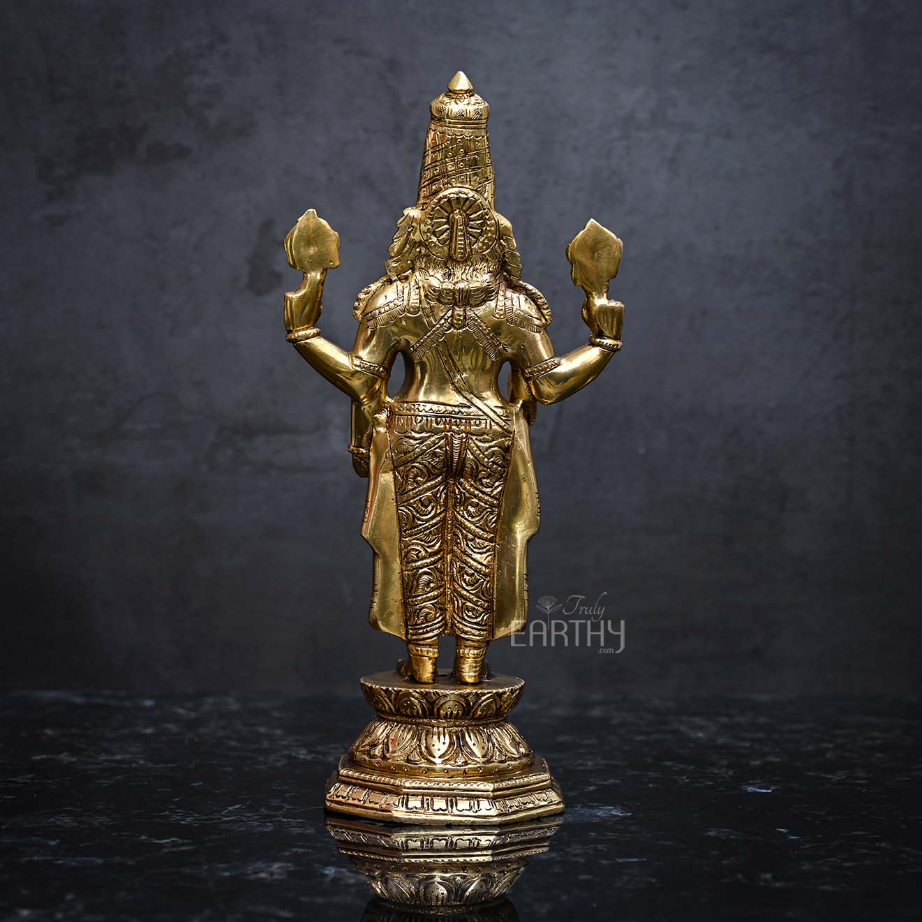 Brass Triputi Balaji Idol - Image 5