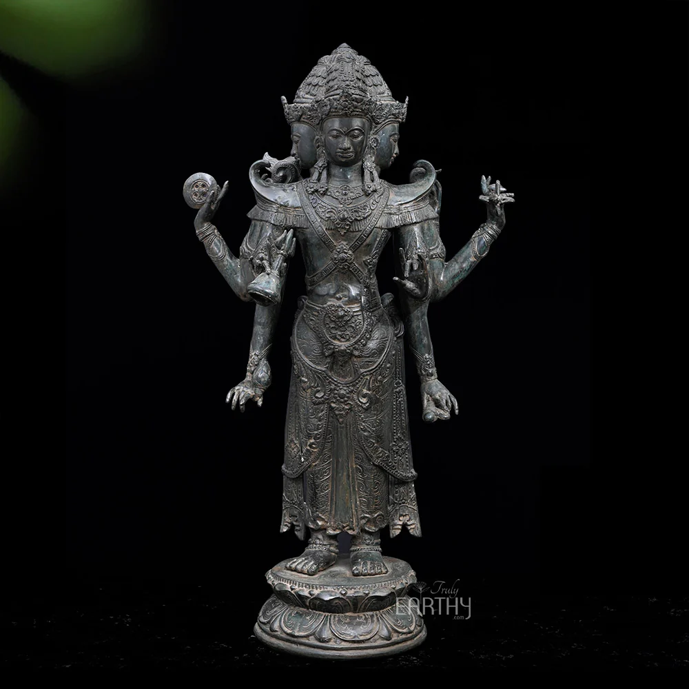 Bronze Brahma Sculpture (29.1 inches)