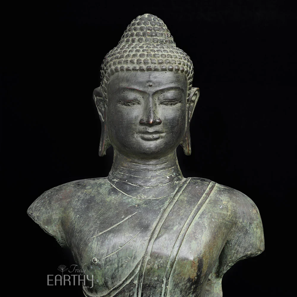 Bronze Buddha Bust - Image 2