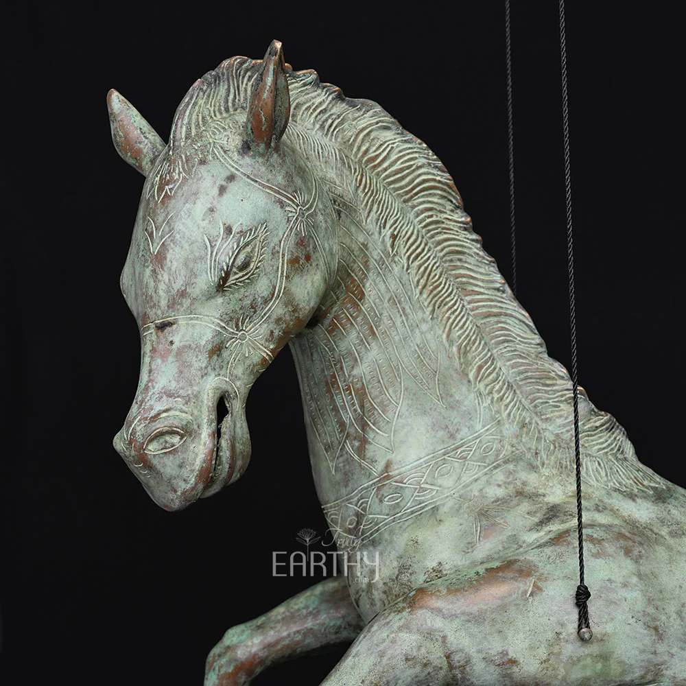 Bronze Swinging Horse - Image 4