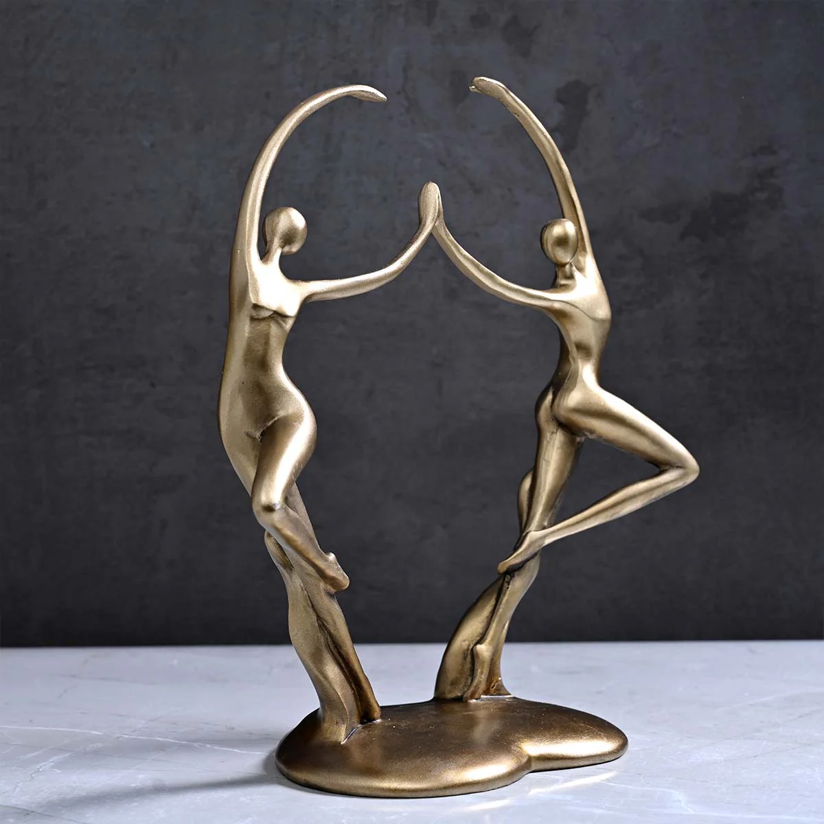 Dancing Couple Sculpture - Image 3