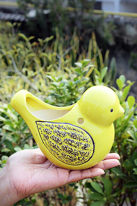 Hanging Bird Ceramic Planter (without Plant) - Image 3