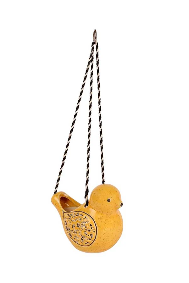 Hanging Bird Ceramic Planter (without Plant) - Image 5