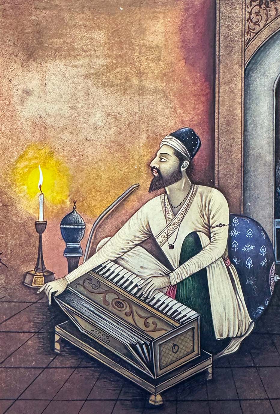 Musician - Handmade Miniature Painting - Image 2