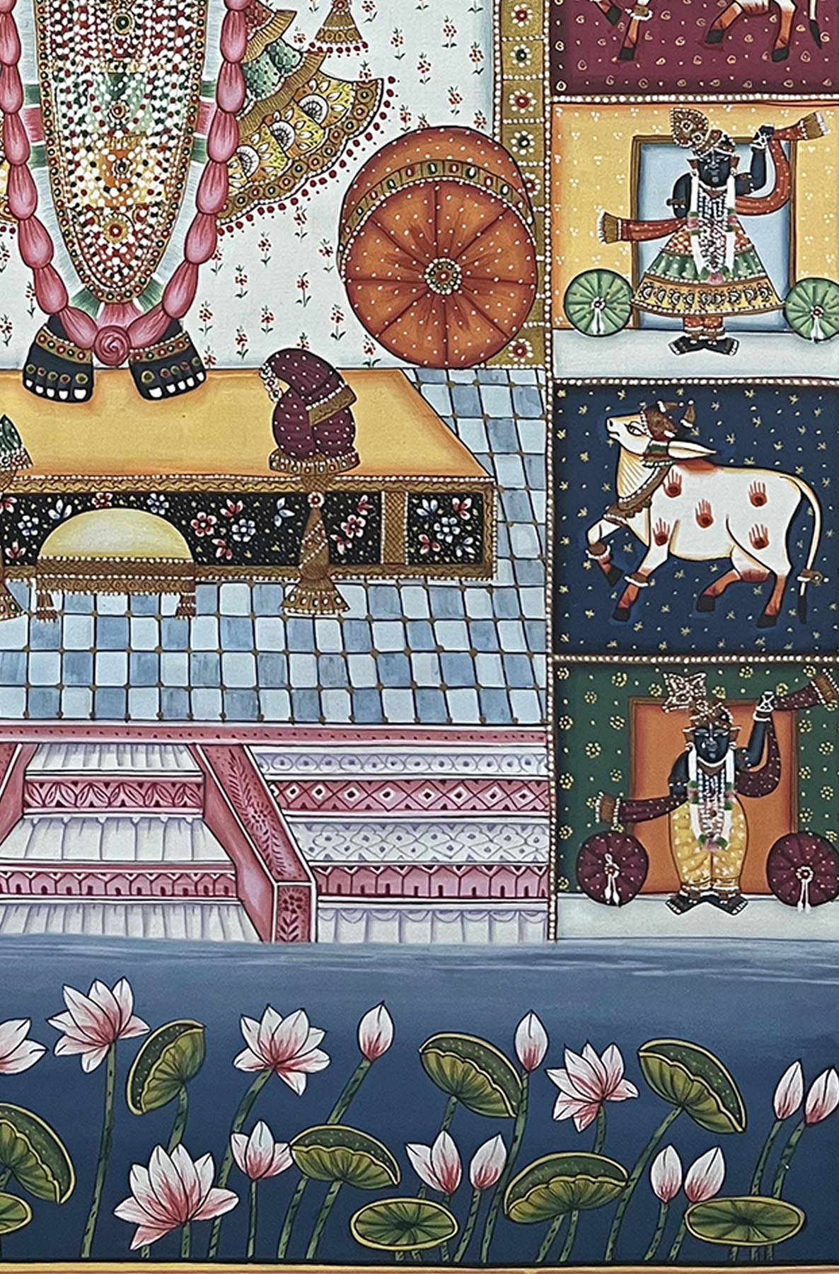 Shrinathji Das Swaroop Painting - Handmade (Unframed) - Image 6