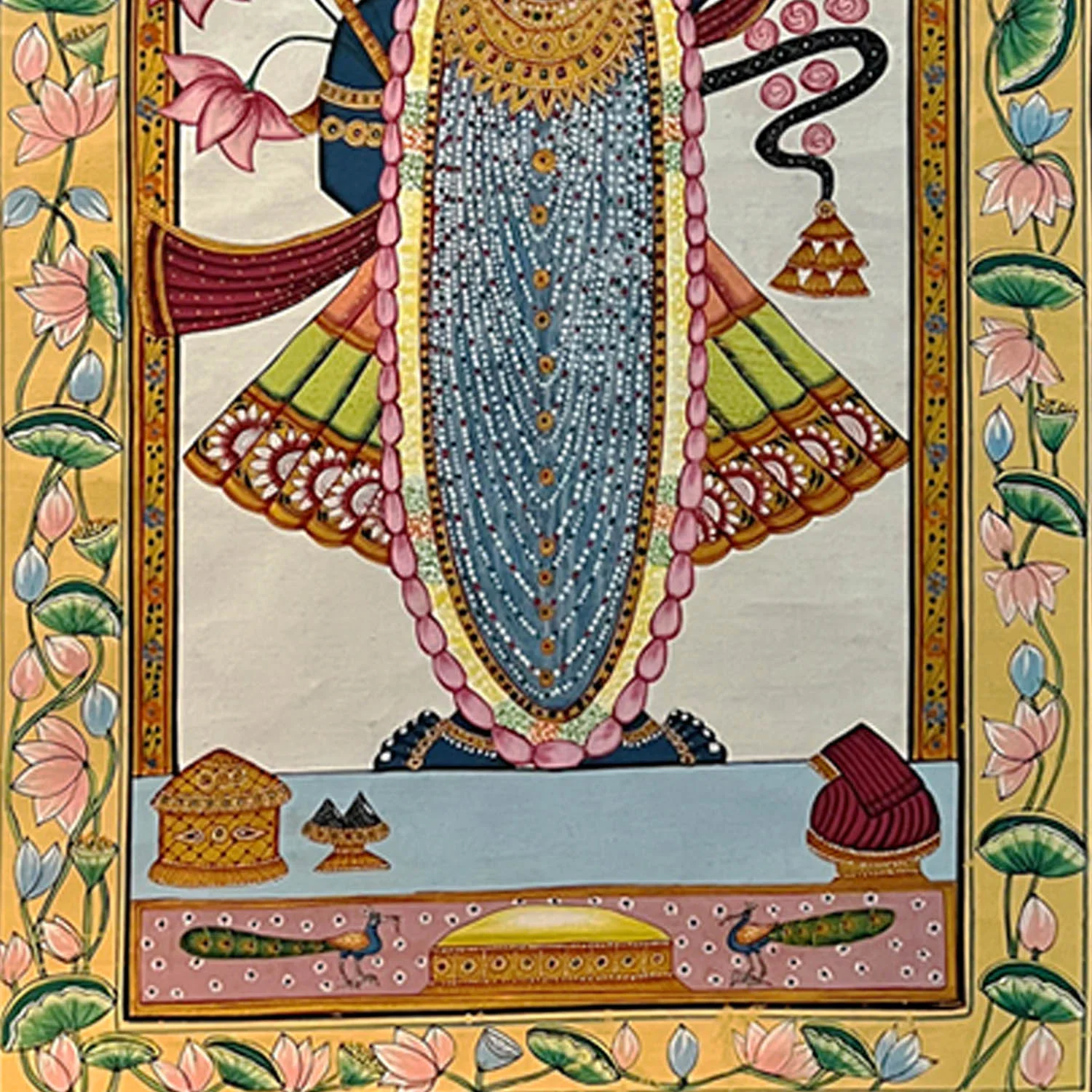 The Handmade Lord Shrinathji Painting (Framed / 46.9 x 66 cm) - Image 3