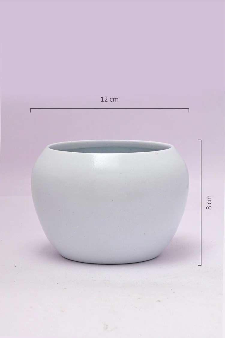 Solid Colour Metal Planter (without Plant) - Image 5