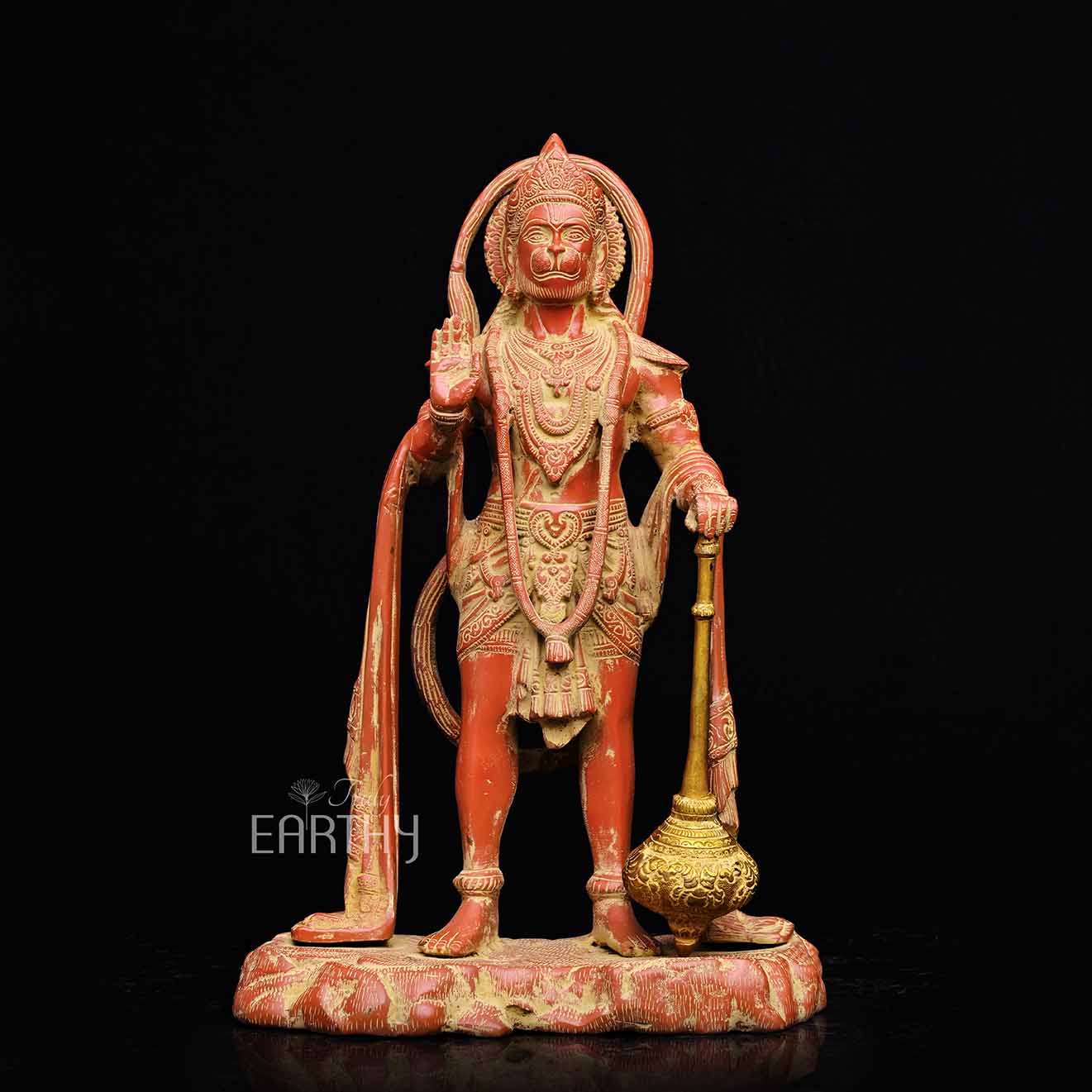 Standing Hanuman Ji Brass Sculpture