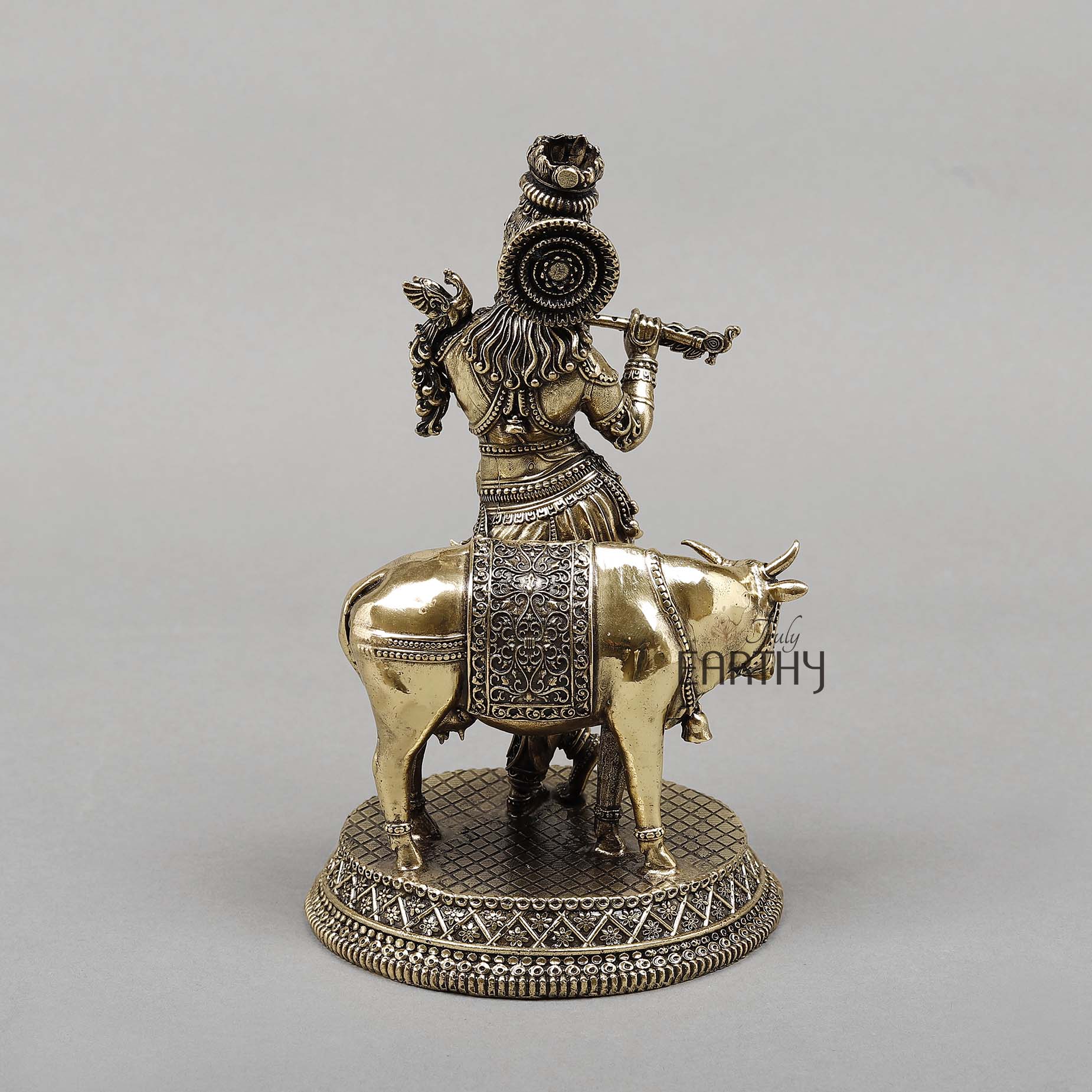 Superfine Small Krishna / Brass (17.2 cm) - Image 2
