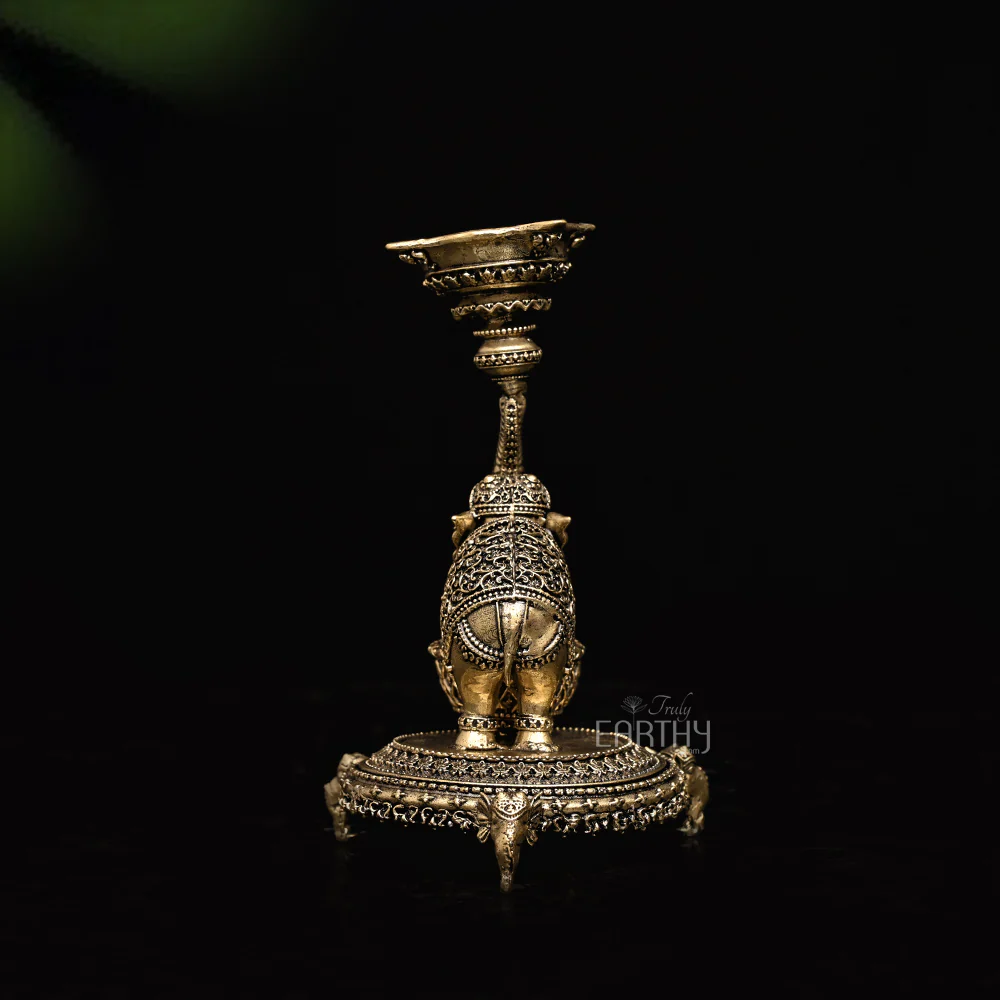 Superfine Designer Elephant Lamp in Brass - Image 5