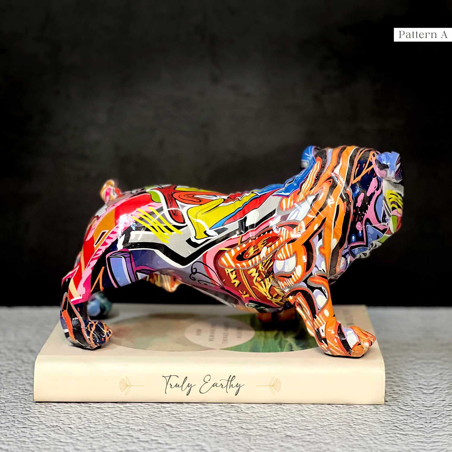 Graffiti Bulldog Figurine - Image 3