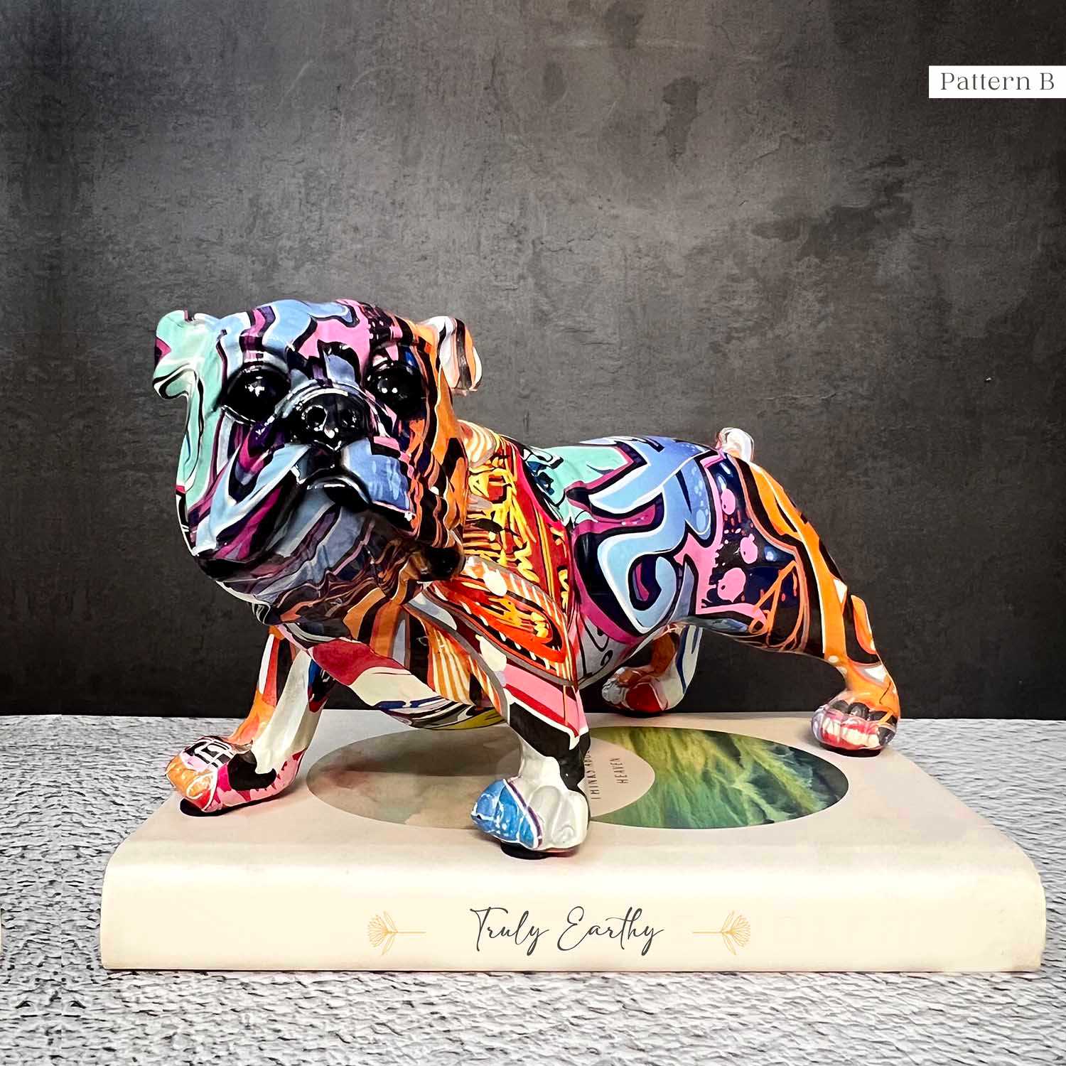 Graffiti Bulldog Figurine - Image 4
