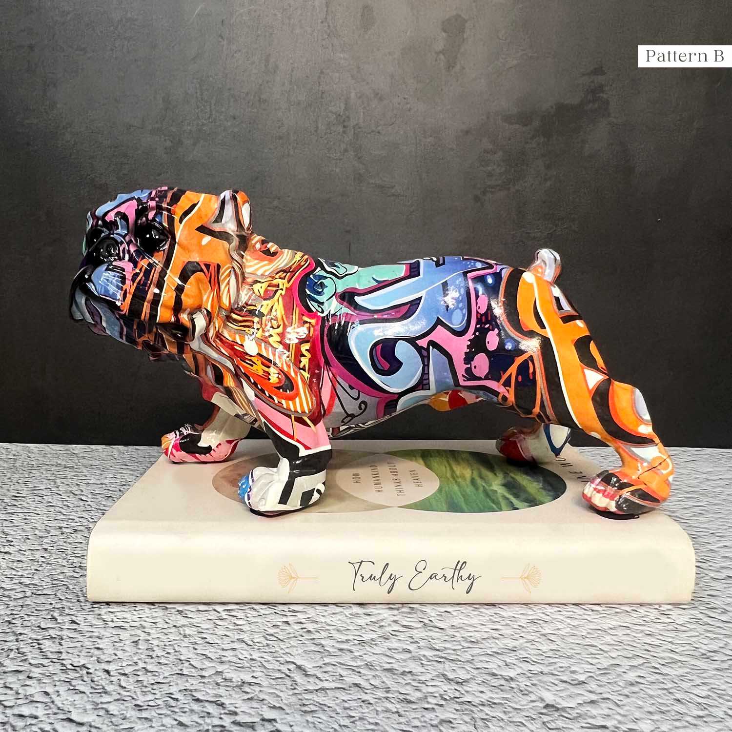 Graffiti Bulldog Figurine - Image 5