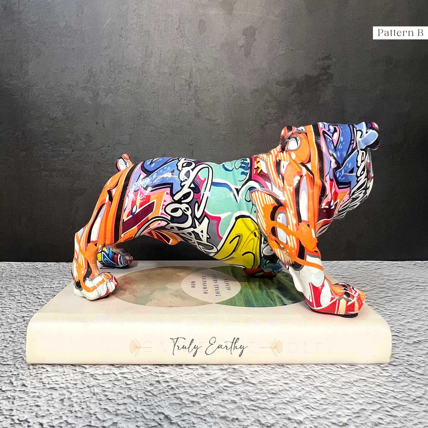 Graffiti Bulldog Figurine - Image 6