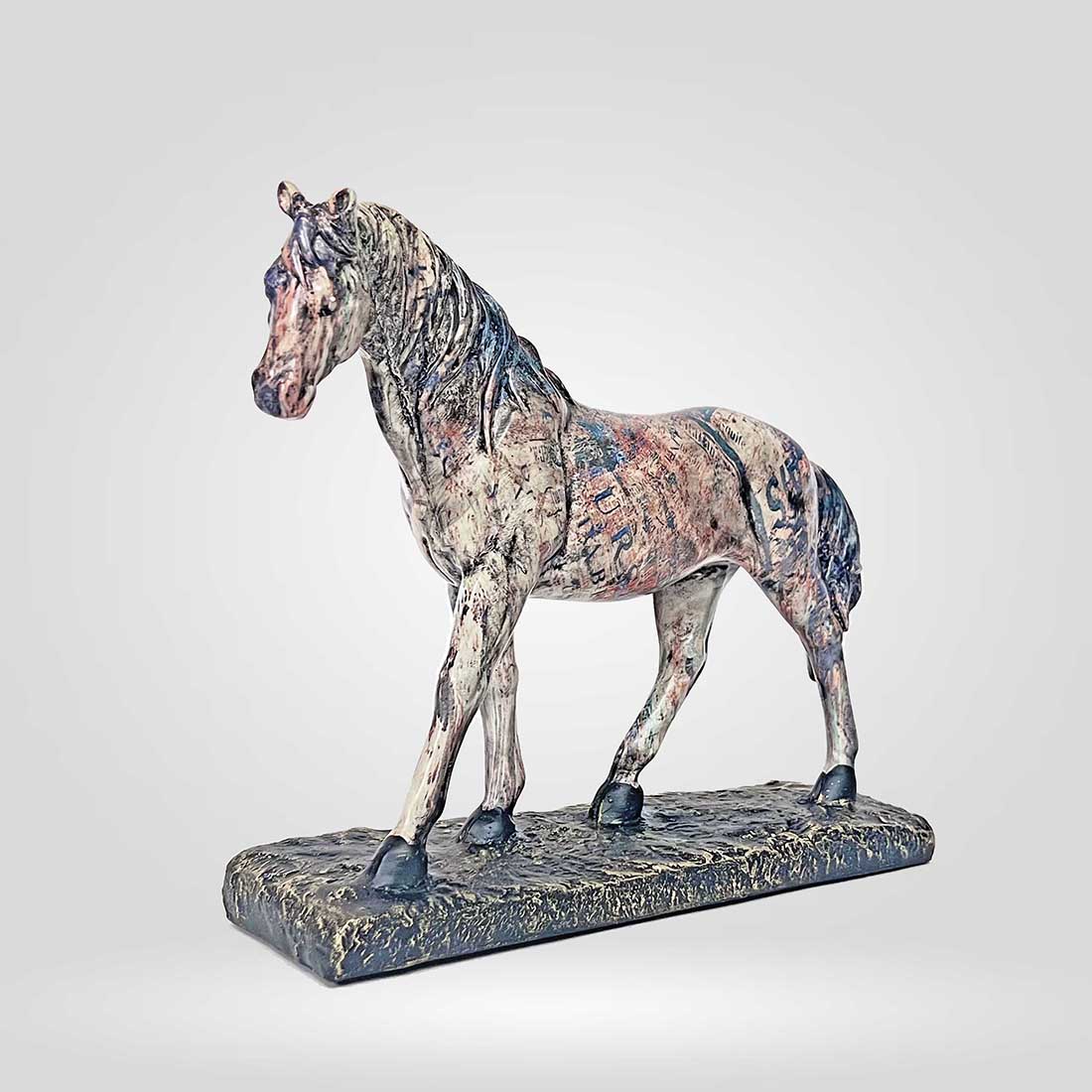 Vibrant Horse Figurine - Image 3