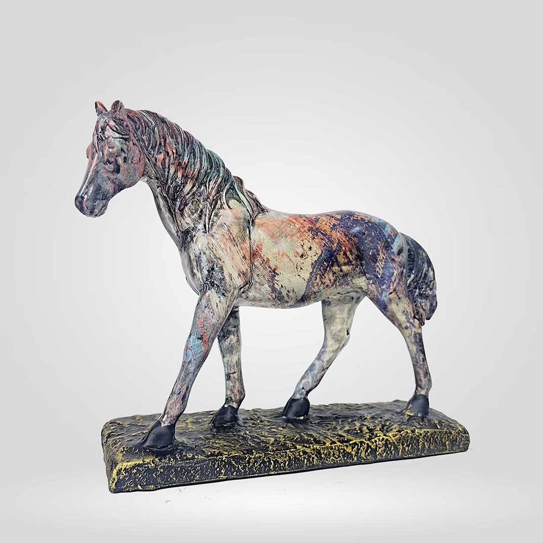Vibrant Horse Figurine - Image 4