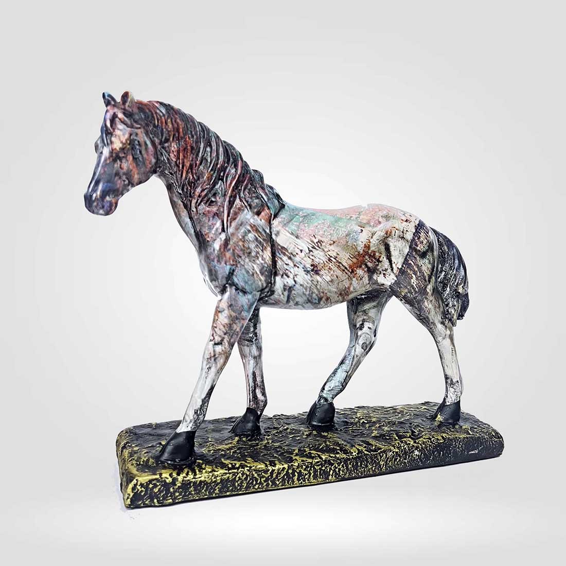 Vibrant Horse Figurine - Image 5