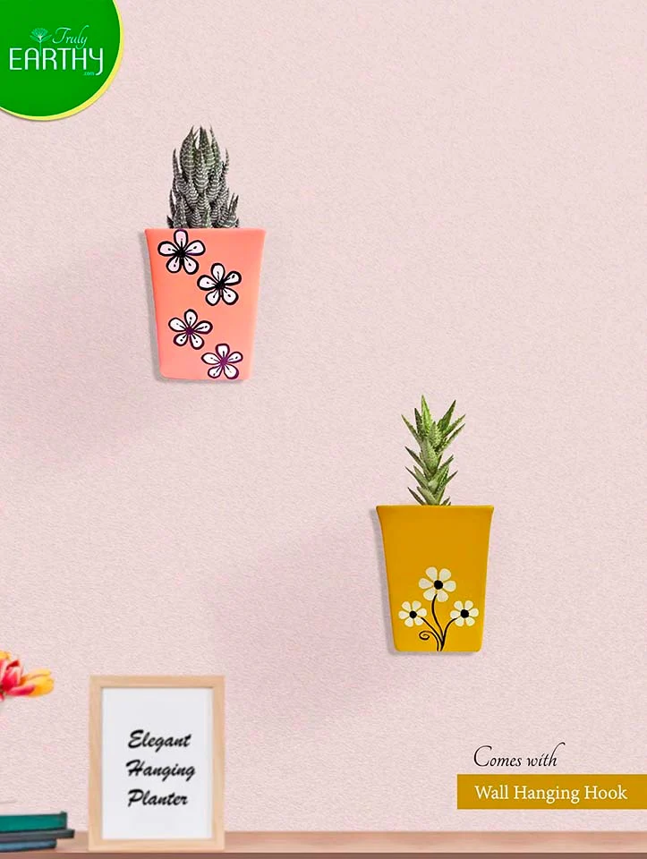 Wall Hanging Ceramic Planter (Without Plant)