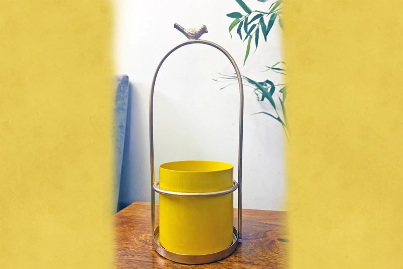 Wild Bird Metal Planter with Stand (without Plant) - Image 3